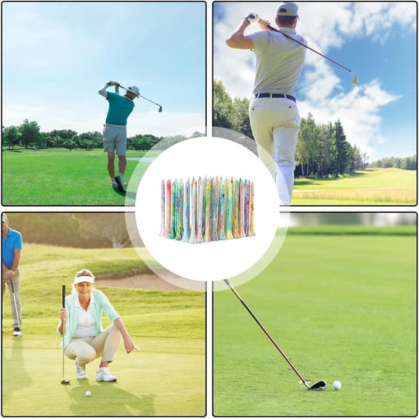 värikäs golf-tee, golfharjoitustee puu-golf-tee, harjoitusväline 83mm - 83mm