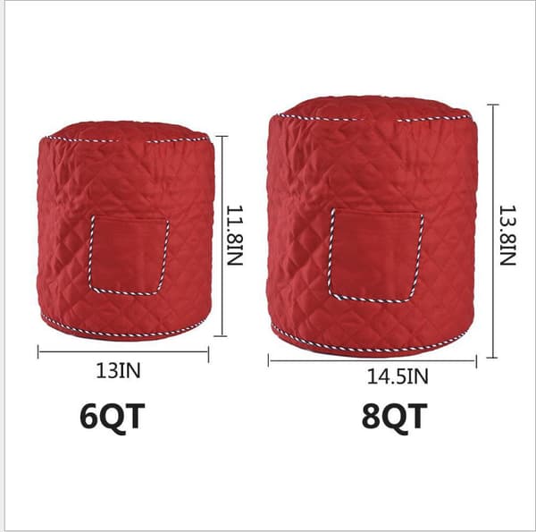 Decorative Pressure Cooker Cover with Accessory Pocket