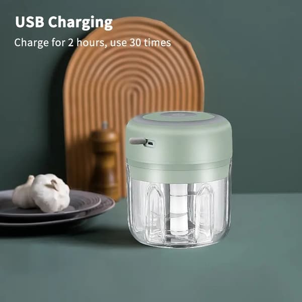 Bærbar USB-drevet foodprocessor, 250 ml