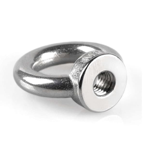 10 Pieces M8 Eye Nut, Lifting Eye Nut, M8 304 Stainless Steel Eye Nut, Nut with Internal Thread