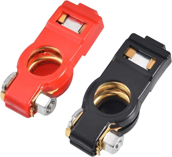 Batteripoler Hurtigkoblingsklemme 4 stk Positiv & Negativ DXGHC