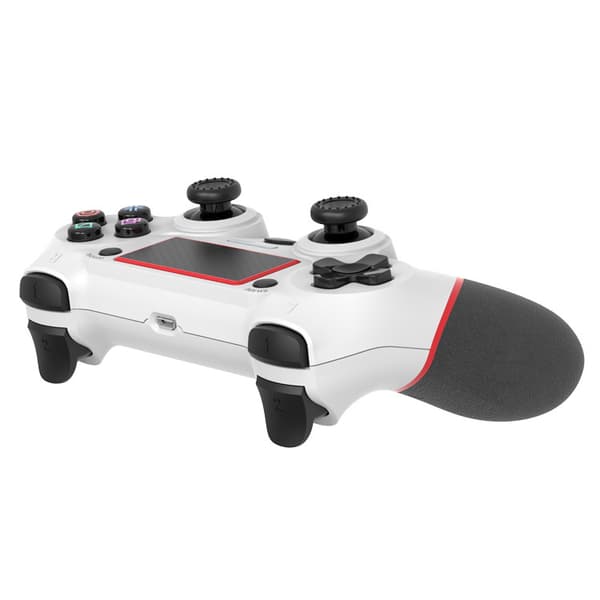 Ny privatstøpt plast PS4 trådløs kontroller PS4 trådløs Bluetooth-spillkontroller med vibrasjonsfunksjon