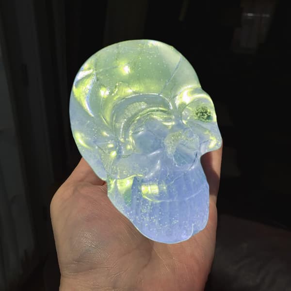 3D-kraniehovedlysform, Halloween-formlysfremstilling, silikone