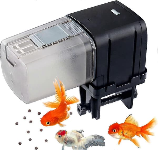 Automatic Aquarium/Fish Feeder, Multifunctional Adjustable Digital Fish Feeder Timer, 175ml Capacity