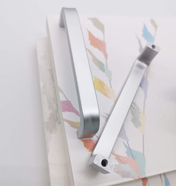 10x Aluminiumhåndtag til køkkenskabe og skuffer 128MM