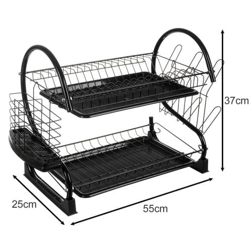 Two-Tier Dish Rack - Dish Drainer 1700