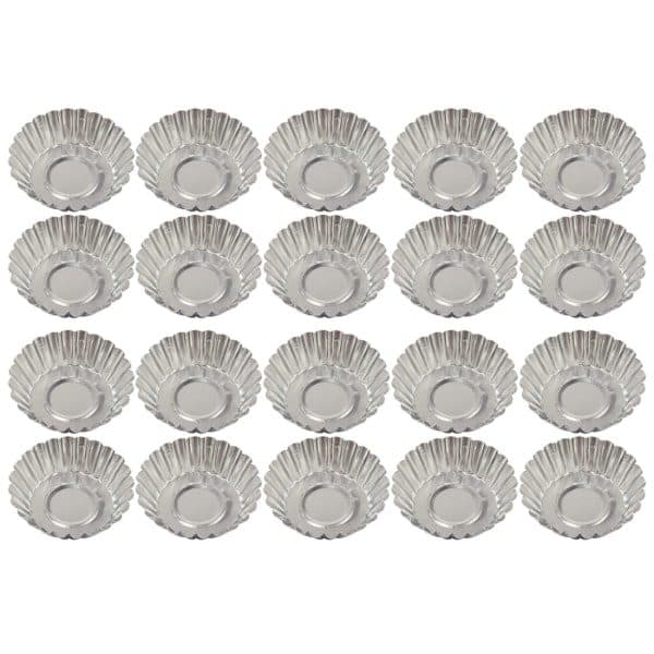 Aluminium Muffins Cupcake Form Bakeformer Bakeredskaper Varm Geléform Bakeplater 20 stk