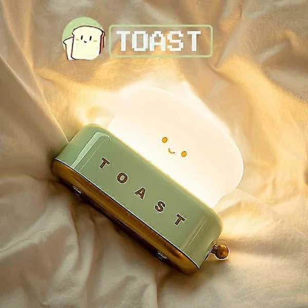 Toast Bedroom Decor Night Light, Cute Bread Night Light