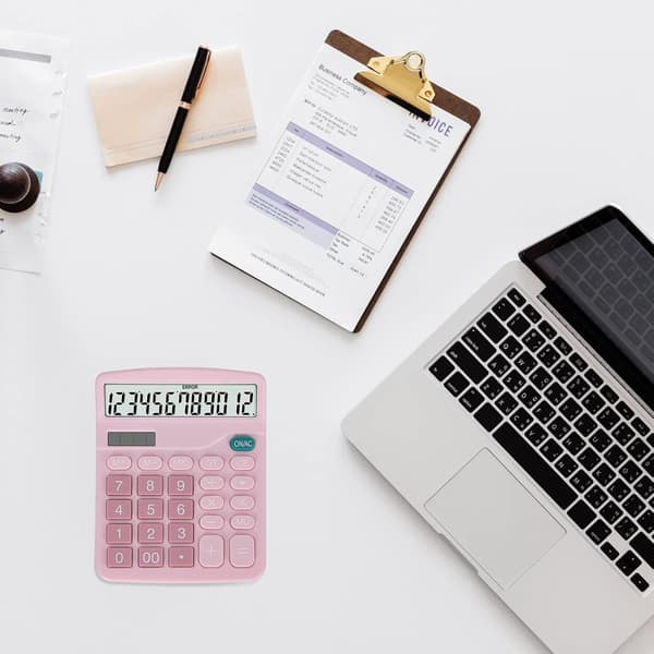 Basic Standard Calculator 12-Digit Desktop Calculator with Large