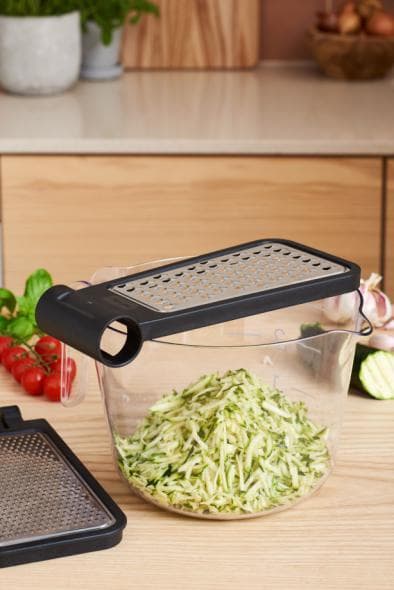 Sammenfoldelig rivejern Gastromax Svart black