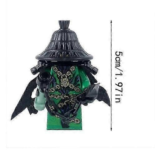 5 stk Nin Jago Forbidden Five Minifigur Byggesten Sæt Legetøjsfigurer Børnegave B HFNT Pink