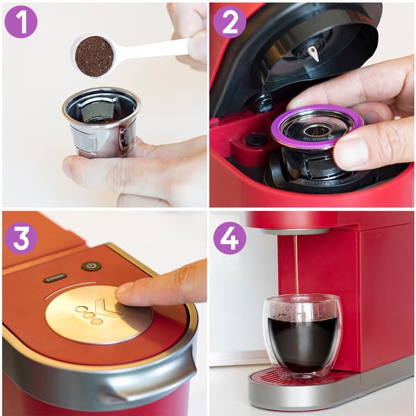 Reusable Stainless Steel Coffee Capsule for Keurig / Refill
