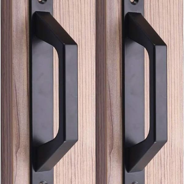 Skyvedørhåndtak i tre 19,6 cm KLB