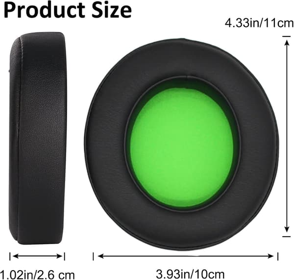 1 par erstatningsøreputer for Razer Kraken Pro V2-headset Razer