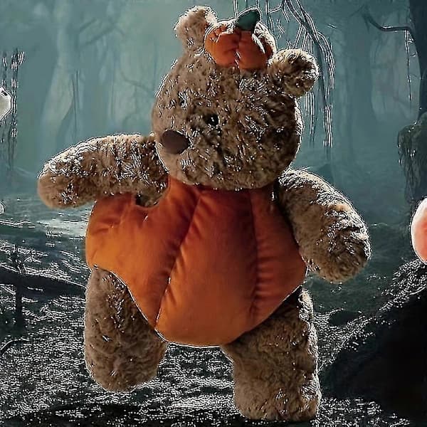 Creative Cute Halloween Pumpkin Bear Plush Toy Doll Children
