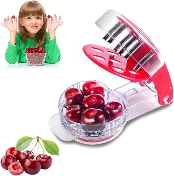 Stainless Steel Cherry Pitter, Cherry Pitter, Multiple Cherries