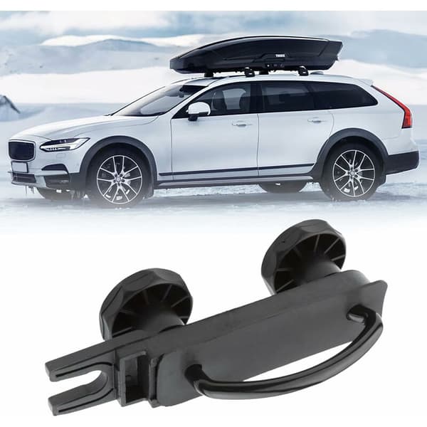 4 pcs Universal Roof Box U-shaped Mounting Brackets Inner Width with 8 Locking Nuts