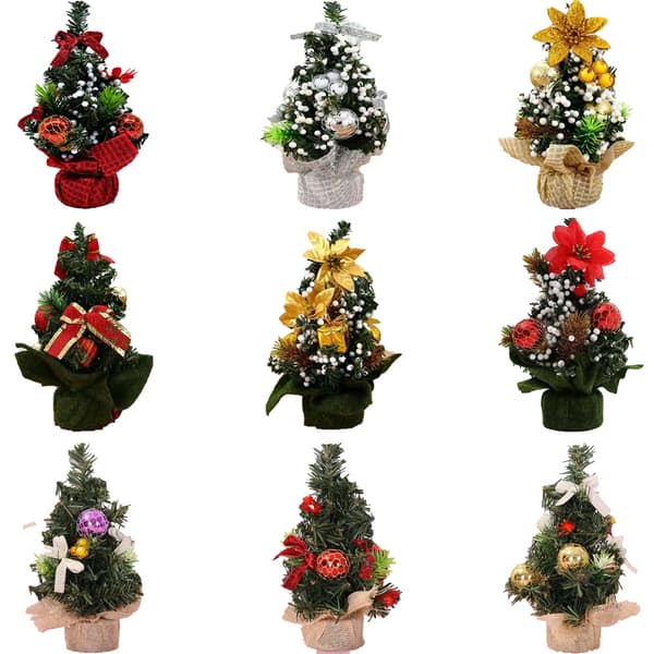 Baubles Tree 20cm Mini Christmas Tree Decorative Christmas Tree Christmas Day