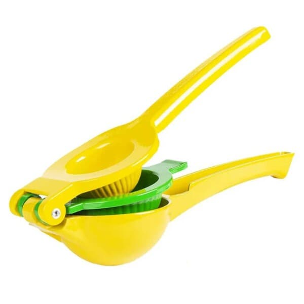 Citruspress i rostfritt stål, gul yellow