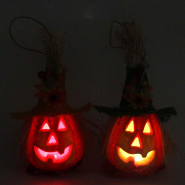 Jack-o'-lantern-lamper til Halloween - indendørs og udendørs dekoration