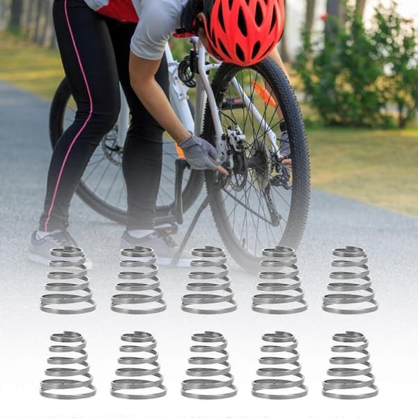 20 stk Cykelhjul Quick Release Fjedre Rustfrit Stål Fjeder til MTB Sølv Sølv Silver