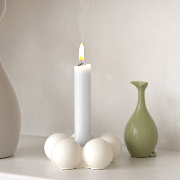 Silicone Mold for Creating Flower-Shaped Candlestick Desk Decoration