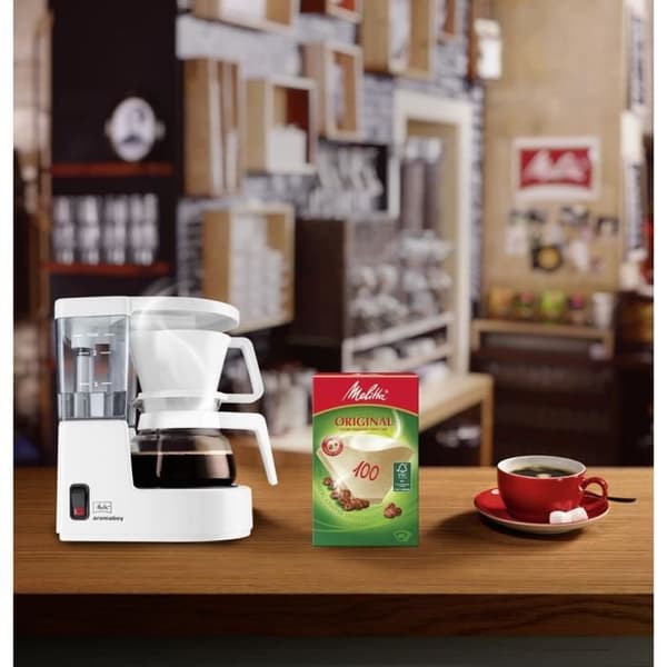 MELITTA Kaffetrakter Aromaboy 1015-01 Hvit 500 Nej