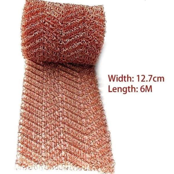 Home Copper Wire Mesh, Electromagnetic Wave Shielding, Insect and Rodent Protection, Dense and Durable Copper Mesh for Decoration