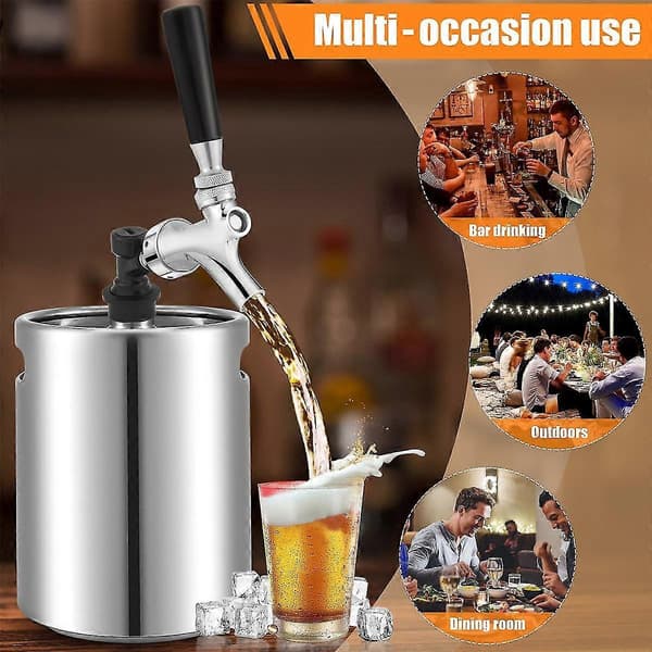 Beer Tap Ball Lock Kit, Home Brewing Draft Beer Tap Cornelius & Corny Liquid Ball Lock Picnic Party