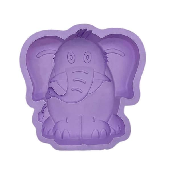 Elefant Silikon Bakeform for Kaker, Brød, Sjokolade og Harpiks Håndverk | Gjenbrukbart Bakeutstyr