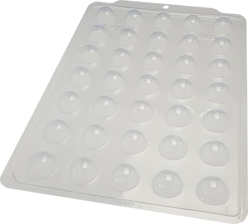Pralinform Kuppel Sjokoladeform - BWB 3585 - SP 727 Transparent transparent