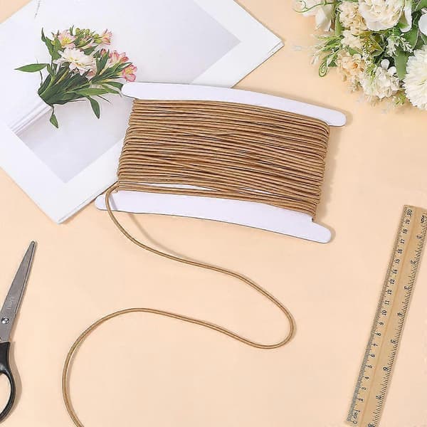 20 Yards Round Elastic Cord with Fiber Outside and Rubber Inside Peru 3mm