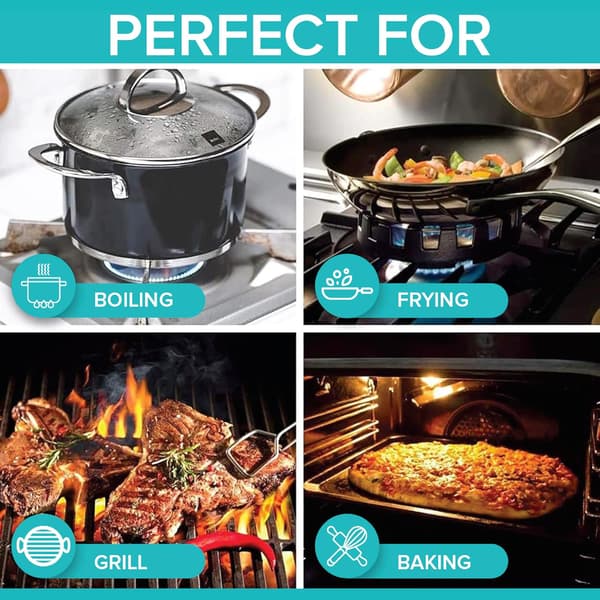 Oven Mitts Heat Resistant Hot Surface Handler Oven, Non-Slip Double Layer Protection Pot Holders for Cooking, - 1 Pair