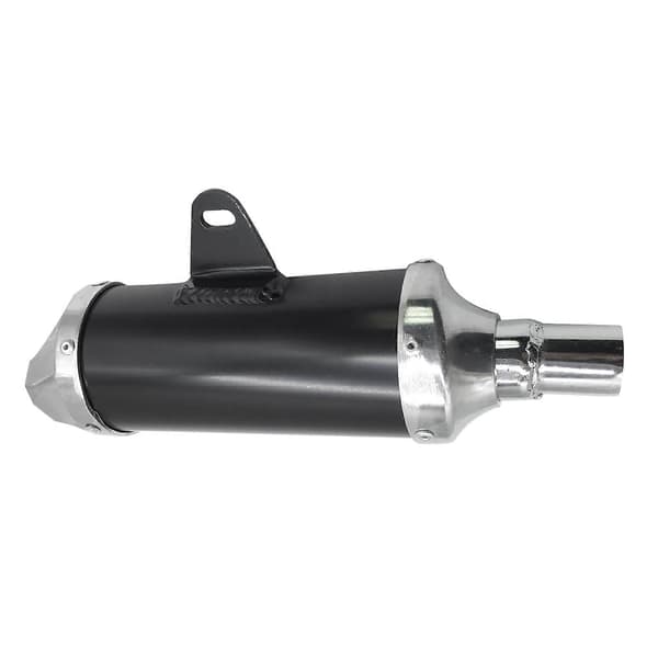 28mm Udstødningslyddæmper Rør Passer til Motorcykel Dirt Bike ATV Quad 50cc-150cc Sort