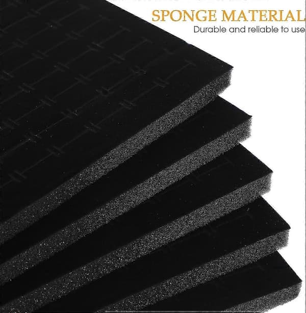 Foam Ring Inserts 5 Pcs Black For Jewelry Trays, Drawer Inserts, Ring Storage Tray [DB]