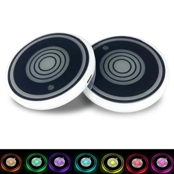 2 x LED-mukiteline valosuojalla, sisävalaistus, 7 väriä, autotarvikkeet