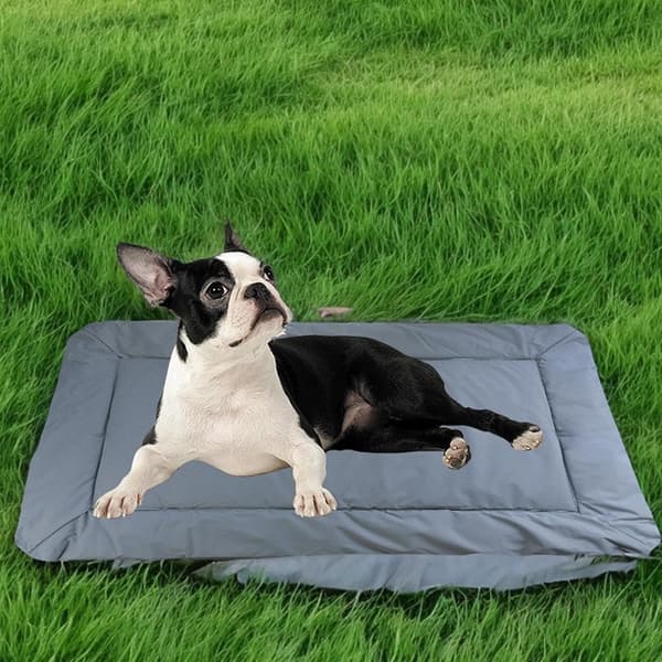Hundemåtte, foldbar og vaskbar hundemadras, multifunktionel udendørs kæledyrsmadras (86*58cm)