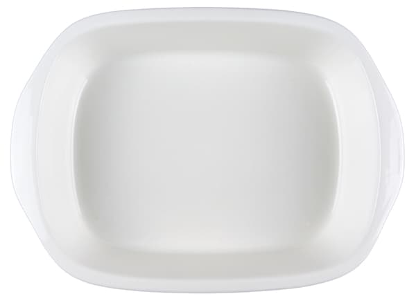 Porselensform Rektangulær - 4-pakning Vit 3000