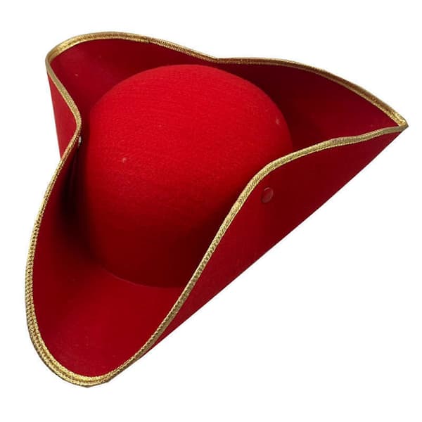 Unisex Triangular Cap 1 pc Cosplay Hats Masquerade Pirate Hat Festival