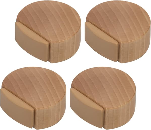 Selvklebende dørstopper - Dørstopper i tre for gulv og parkett