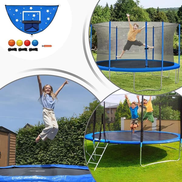 Koripallopaneeli trampoliinisettiin Dunk blue - blau