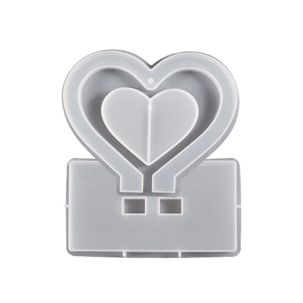 Fotoramme harpiksforme Valentinsdagsgave Hjerteformet billede Silikoneform