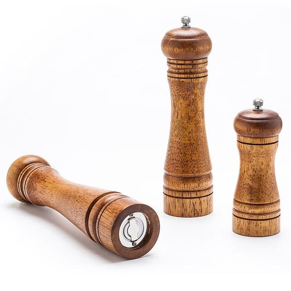 Suola- ja pippurimylly 25,4 cm Puu 290