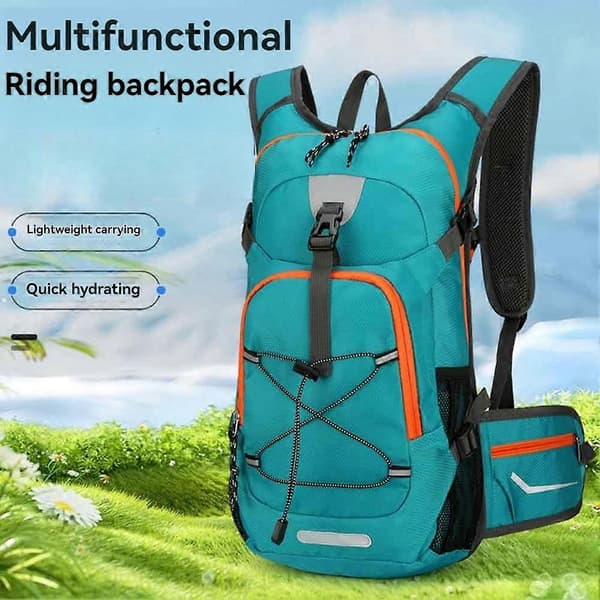Hydration Backpack for Outdoor Sports Hiking Camping Climbing Mountaineering Backpack Daypack, Blue