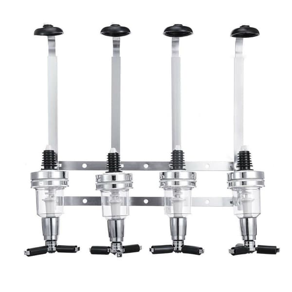 Spritdispenser med målefunksjon - for 4 flasker / spritmål disp