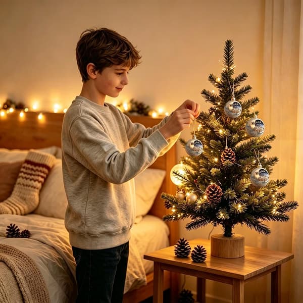 Julgransprydnader akryl 2D varg jultomte snöprydnad A - A