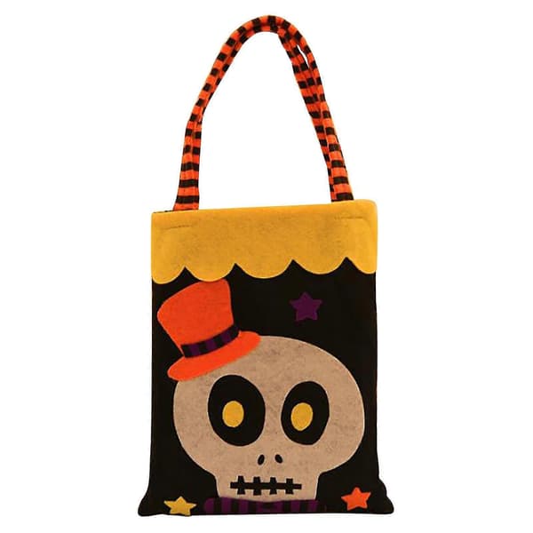 Spøgelsesfestival Børn Slikpose Rekvisit Taske Halloween Bærbar Non-woven Taske[DB]