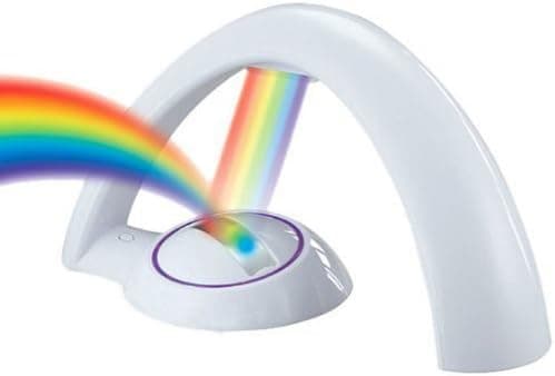 Rainbow Projector LED Lamp Reflection - Birthday Gift Girl Heart