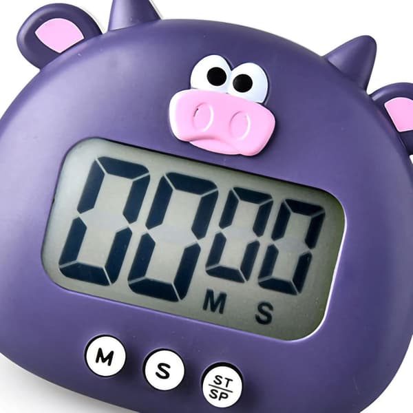 Digital køkkentimer LCD-display Magnetisk nedtællingsstopur, køkkenmadlavningsnedtællingstimer Børnetimer