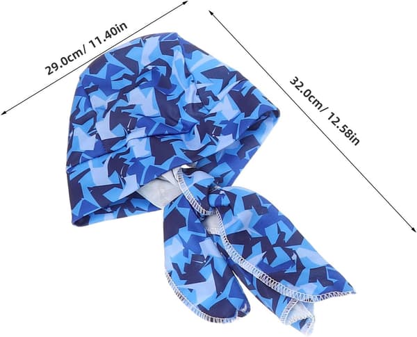 4 stk. pakke sommerhjulshue 55-58cm polyester til voksne mænd -